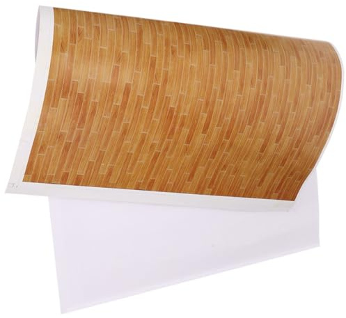 Fußboden für Puppenhaus Cherry Wood Grain Bodenpapier für Kreative Projekte Zubehör für Mini Häuser Leichtes Realistische Dekoration