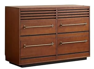 ADERFETBI Anrichte für Bett aus Massivholz, 120 x 40 x 80 cm + Konsole für Wohnzimmer, Vintage, für Eingang, Flur, Küche, Anrichte