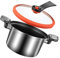 Cabilock Pentola Pressione Inossidabile con Cucina Induzione Design Compatto e Antiaderente Utensile per e Piatti