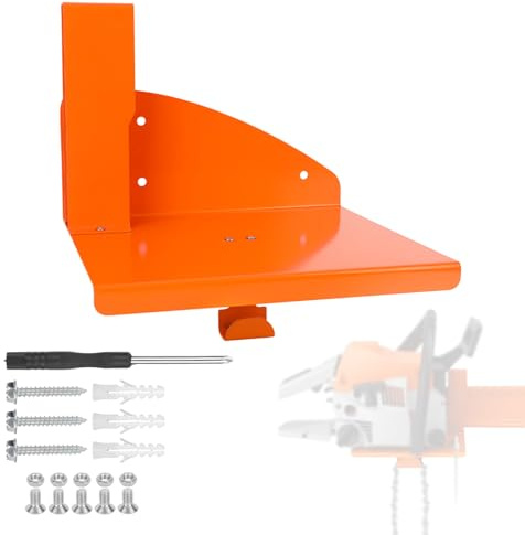 Fukaisu Chainsaw Holder, Heavy Duty Chainsaw Wall Mount Chain Saw Rack Display Garage Storage Organization for Stihl MS250 MS251 MS170 MS171 MS172 Shed Organizer Accessories