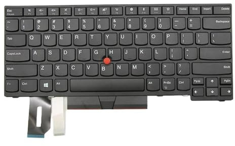 SONGOZD Tastatur für ThinkPad E480 E485 T480s L480 L380 Laptops, USA-Englisch, ohne Hintergrundbeleuchtung, FRU:01YP480 01YP240 01YP320 01YP400(T480s)