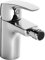 Hansa 45073283 Miscelatore bidet/Seduta lavabo Batterie Hansapinto DN15 | Giunto Sferico aeratore, Comando di scarico (metallo) e comando | 6 L/min, sporgenza 106 mm
