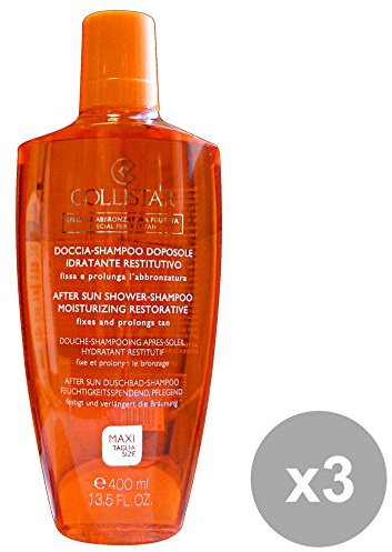 COLLISTAR Set 3 Sun Dusch-Shampoo nach der Sonne, feuchtigkeitsspendend, 400 ml, 26010 Sonnenprodukte