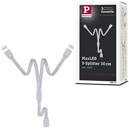 Paulmann 79813 MaxLED Y-Splitter 1 zu 2 Verteilung 30 cm Kunststoff Weiß