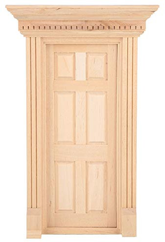 1:12 puppenhaus zubehör, Mini Holz DIY Vintage tür Spielzeug Miniatur Simulation möbel Set puppenhaus dekor Teile pädagogisches Modell für mädchen puppenhäuser