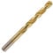 UK Drills HSS Titanium Drill Bits - Fully Ground, Titanium Coated Tool Bit Jobber - To be used on Steel, Wood & Plastic - 6.0mm (Pack of 10)