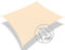 VOUNOT Toldo Vela de Sombra Rectangular 2.5 x 3 m, con Kits de Montaje, Protección Rayos UV y HDPE Transpirable, para Exterior, Jardin, Patio, Marfil
