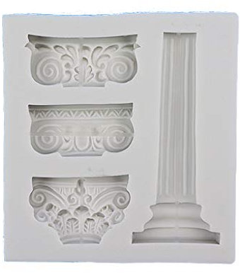 YiFeng Ancient Greek Pillars Mold Roman Column Mold Sugarcraft Epoxy Resin Art Tools