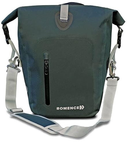 Bomence Gepäckträgertasche wasserdicht, Fahrradtaschen, leichte Packtaschen Fahrrad, Gepäckträger Tasche, Radtaschen, Bikepacking Bag (Industrialgrün)