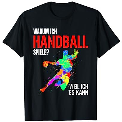 Handball Spieler Designs für Männer Frauen und Handball Fans T-Shirt
