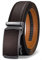 BULLIANT Gürtel Herren, Gürtel Ratsche Ledergürtel Automatikschließe für Herren Anzug Business Kleidung,Breit 35mm,Größe Angepasst(Dunkelbraun-125cm/36-42 taille verstellbar)