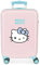 Hello Kitty Wink Valise de Cabine Rose 38 x 55 x 20 cm Rigide ABS Fermeture à Combinaison latérale 34 l 2 kg 4 Roues Doubles Équipement à Main