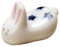 PiniceCore 1 Stück Keramik Essstäbchen Halter Ständer Tier Design Essstäbchen Rack Pillow Rest Küche Geschirr