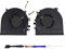 S-Union New CPU+GPU Cooling Fan Replacement for Razer Blade 15 RZ09-0270 RZ09-02705E75 RZ09-02705E76 RZ09-0300 RZ09-03009E97 RZ09-0328 RZ09-03287E72 Series Game Laptop (with Thermal Paste and Spatula)