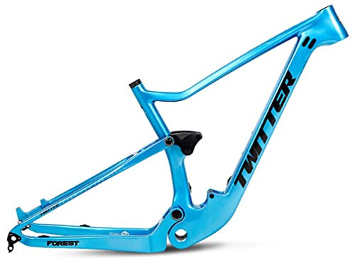 YOJOLO Carbon Federungsrahmen 27,5/29 Zoll Weiches Heck Trail Mountainbike Rahmen Scheibenbremse Federweg 120mm XC/AM MTB Rahmen Steckachse 12x148mm Boost Fahrradrahmen BSA73