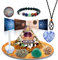 vuUUuv Horoskop Orgonpyramide ， Skorpion Heilkristall Geschenkset ， Sternzeichensteine ??zum begleitenden Geburtsstein, für Astrologie ， Reiki ， Energie, Meditation
