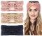 AYNKH 3Pcs Winter Knitted Headband, Elastic Chunky Thickened Crochet Braided Hair Band Ear Warmer for Women Outdoor Sports Skiing Running