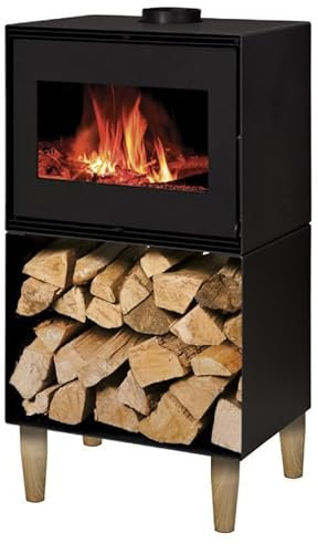 INTERSTOVES - Poêle À BOIS ANDREA 10 | BÛCHES 50CM - Noir