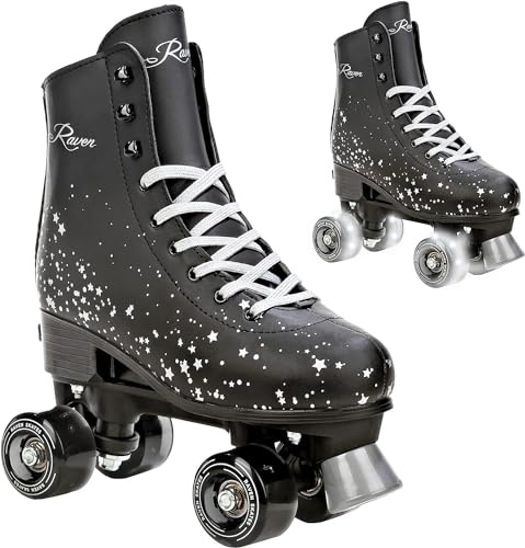 RAVEN Rollschuhe Roller Skates für Kinder Erwachsene Mädchen Damen verstellbar