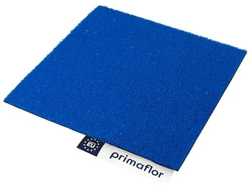Primaflor Kunstrasen SPRING | 400x900 cm | Blau | 7 mm | kurzer Flor | UV-stabilisiert | wasserdurchlässig | Rasenteppich als Outdoor-Bodenbelag für Balkon und Terrasse