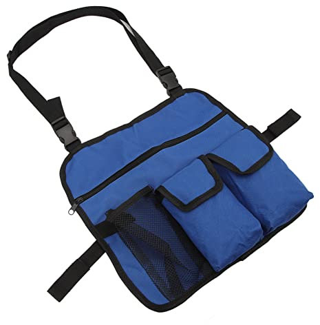 Keenso Seitlicher Organizer in der Strandarmlehne, Mehrere Taschen, Multifunktional, Leicht zu Reinigen, Großes Fassungsvermögen, Strandkorb, Tragetasche, 600D-Oxford-Gewebe, Leicht für