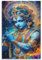 YBHF Hinduismus-Poster Vishnu Poster, Wandkunstdruck, Retro, ästhetische Raumdekoration, Bürodekoration, 20 x 30 cm, ungerahmt