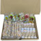 Assortiment de confiseries rétro - Box à bonbons rétro - 20 bonbons colliers - 20 bonbons roudoudous - 20 sucettes lollies - 60pièces