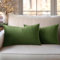 Slozzi 2er Set Samt Kissenbezüge Haushalt Dekokissen Dekorative Kissenhülle Weich Sofakissen für Sofa Schlafzimmer Wohnzimmer 30x50 cm Matcha Grün
