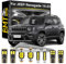 BMT xms Kit di Luci LED per Interni JEEP Renegade 2015-2023, Lampadine LED per Interni Auto e Camion 6000K Bianco Luminoso