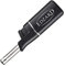 EDZARD 25 Stück Mini-Stabfeuerzeug (Länge 11 cm), schwarz, nachfüllbar