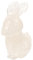 Cabilock Estatua Decorativa De Conejo Artístico Figura De Conejo De Pascua Decoración De Resina