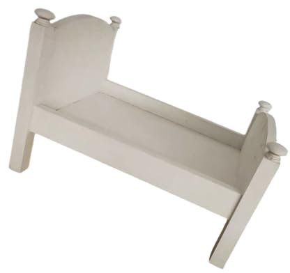 Fazvncv Wooden Baby Photoshoots Bed/Side Table Photography Props Miniature House Furniture for Newborns Pictures Taking