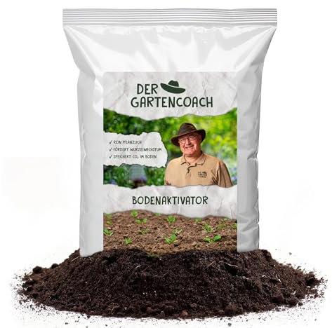 Der Gartencoach Bodenaktivator mit aktivierter Pflanzenkohle I nachhaltiger, biologischer Bodenverbesserer I vitalisiert den Pflanzenbestand I optimiert die Nährstoffversorgung (5 Kilogramm)