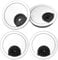 4 Pack 60mm Desk Grommet Kit,Desk Cable Grommet for Management of Office & Computer Desk(Silver)