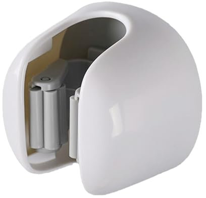 Broom Holder, Wall Mount Mop Organizer Gripper, No Drilling Self Adhesive Broom Hanger Gripper for Kitchen, Bathroom, Closet, Garden Garage, Black