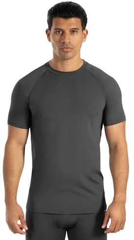 SMILODOX T-Shirt Herren Zeyn, atmungsaktives Sportshirt mit elastischem Material, Rundhalsausschnitt & Raglanärmeln, Trainingsshirt funktional, ideal für Fitness, Alltag, Workout & sportliche Looks