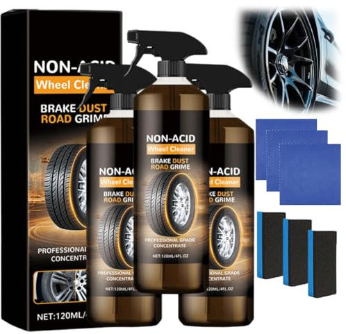 Wheelblaze Wheel Cleaner,2026 New Brake Buster Wheel Cleaner,Wheel Blaze Versatile and Powerful Rust Converter,Turn Filthy Wheels into Instant Shine and Lasting Protection