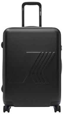 K-Way Trolley spinner M Eudoxieur logo K81439W USY black pure