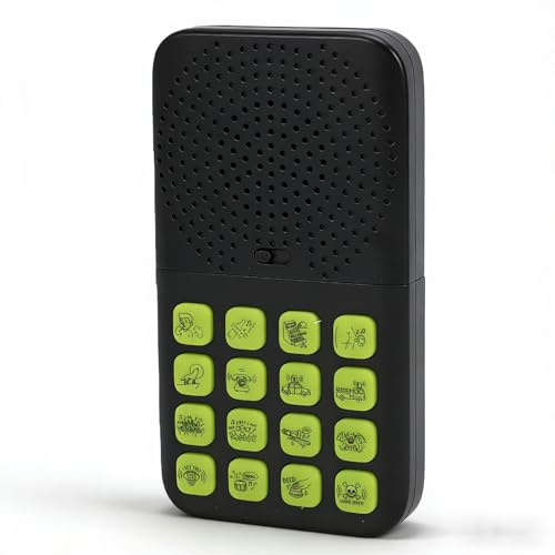 Dpofirs Máquina de Efectos de Sonido con 16 Sonidos, Generador de Ruido para Bromas en Fiestas, Oficina y Hogar, Generador de Sonido Portátil para Adultos y Adolescentes, Gadgets geniales. (Black)