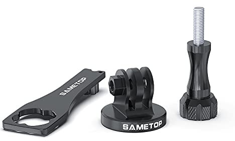 Sametop Tripod Mount Adapter Aluminum Screw Adapter Compatible with Gopro Hero 13, 12, 11, 10, 9, 8, 7, 6, 5, 4, Session, 3+, 3, 2, 1, Hero(2018), Fusion, Max, DJI Osmo Action Cameras
