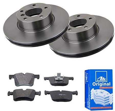 2 Bremsscheiben + Bremsbelagsatz ATE 3er Set Belüftet Ø312 mm Vorne Bremsenset