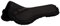BR Sattelpad mit Lammfell Gr. Warmblut (Schwarz-Schwarz)