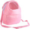 hamster accessories,Guinea Pig Carrier,Pet Carrier Bag Hamster Rat Cat Rabbit Pet Sling Carrier Backpack Hedgehog Chinchilla Ferret Slee Outdoor Traveling Bag Handbags Backpack(Pink)