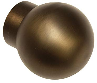 Gardinia Endknopf, Metall, Bronze, 0.1, 2, Ø 25 mm