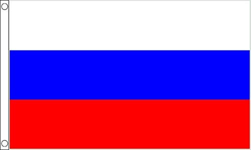 FlagSuperstore - Bandiera della Russia, 152 x 91 cm, 100% Poliestere, con Occhielli