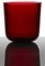 INNA-Glas Teelichtglas Nick, Zylinder - Rund, dunkelrot, 7,5cm, Ø 7,5cm - Kerzenglas - Teelichthalter