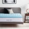 LUCID 5 cm Gel Memory Foam Mattress Topper with 5 Zones, King (150 x 200 cm)