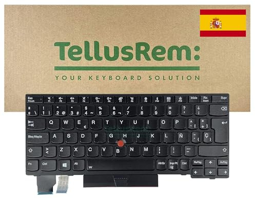 TellusRem Teclado de respuesto Español retroiluminado para Lenovo Thinkpad X280 X390 X395