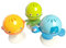 jojofuny 3 Piezas de Juego de Sonajeros Ocean Put-Stay Juguete Musical para Niños Pequeños Sonajero de Succión Sonajeros de Bebé con Ventosa de Animales Marinos (Color Aleatorio)