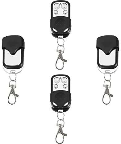4pcs Universal Cloning Wireless Remote Control Key Fob for Car Garage Door Gate (Three one five mhz)